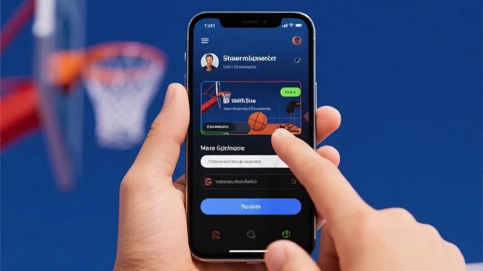 女篮比赛直播App界面预览